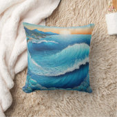 Coussin Paysage marin de Fantasia Waters (Couverture)