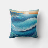 Coussin Paysage marin de Fantasia Waters (Verso)