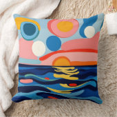 Coussin Paysage maritime Abstrait et dynamique (Couverture)