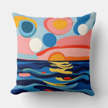 Paysage maritime Abstrait et dynamique