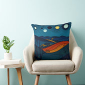 Coussin Paysage nocturne serein (Chaise)