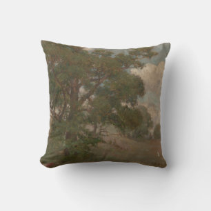 Coussin Paysage pastoral Louis Loeb (Américain, 1866-1909)