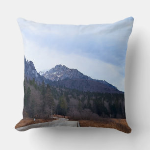 Coussin Paysage Scénique de la Route Forestière Nature Sau