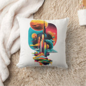 Coussin Paysage surréaliste Abstrait (Couverture)