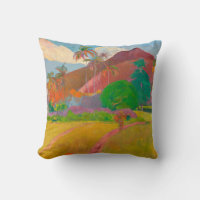Paysage tahitien Paul Gauguin Post-impressionniste