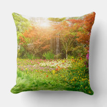 Coussin paysager coloré Pittoresque Waterfall