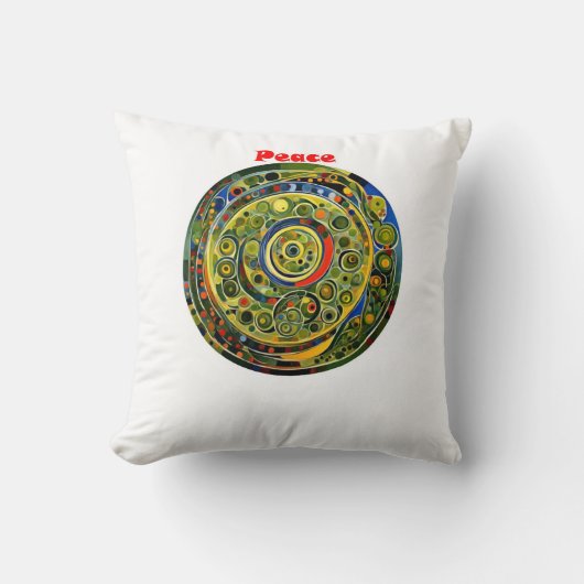 Coussin Peace - English (Recto)