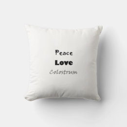Coussin Peace Love Colostrum soutien à l'allaitement couss