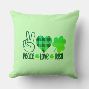 Coussin Peace Love Irish-66677