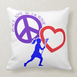 COUSSIN PEACE-LOVE-LACROSSE