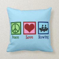 Peace Love Rowing - Équipe d'équipage mignonne