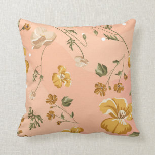 Coussin Peachy keen motif floral