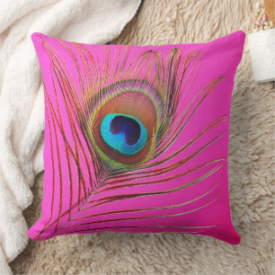 Coussin Peacock Feather