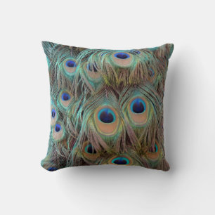 Coussin Peacock Feathers