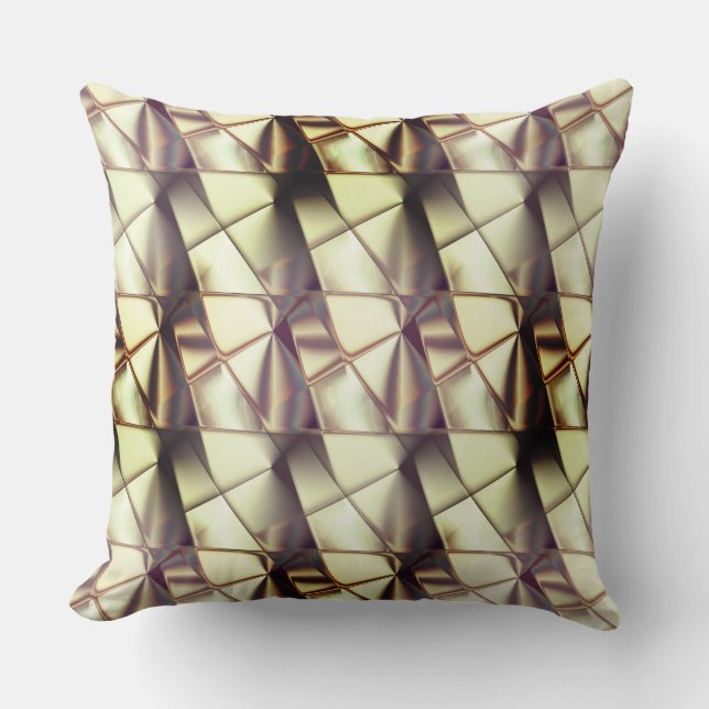 Coussin Pearly avec de grandes bandes virtuelles mal tress (Recto)