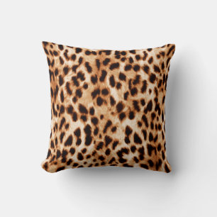 Coussin Peau animale : Motif tacheté par aquarelle.