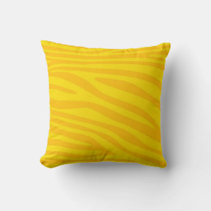 Coussin Peau Poster de animal jaune de Zebra