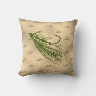 Coussin Pêche à la mouche