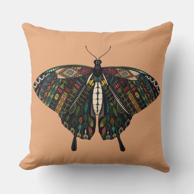 Coussin pêche au papillon d'hirondelle (Recto)