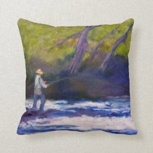 Coussin Pêche de mouche