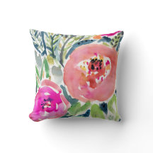 Pêche Florale / Gitan Boho Aquarelle Jeter Oreille