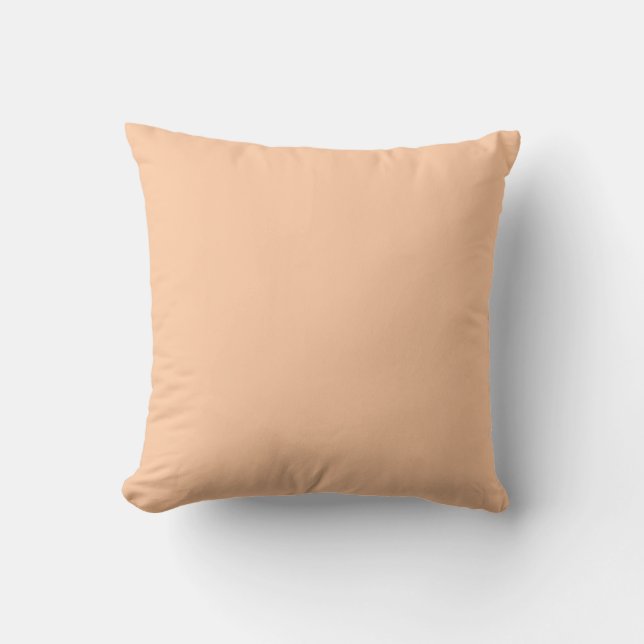 Coussin Pêche profonde couleur unie (Recto)