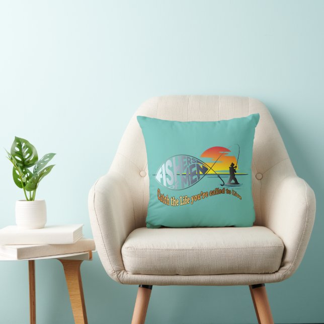 Coussin Pêcheur d'Hommes | 40,6 cm (Chaise)