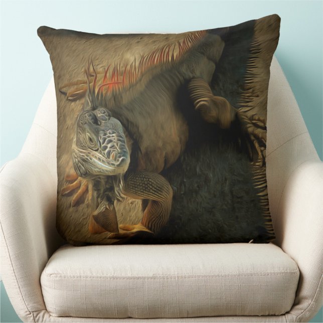 Coussin Pedro l'Iguana 0768 (Créateur téléchargé)