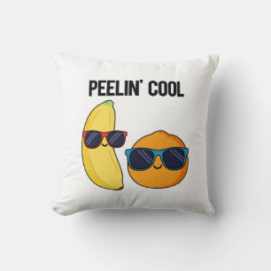 Coussin Peelin Cool Funny Fruit Pun