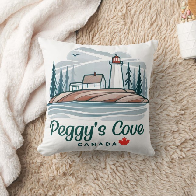 Coussin Peggy's Cove Canada (Couverture)