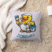 Coussin Peintre Canard en Caoutchouc (Couverture)