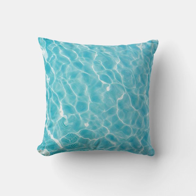 Coussin Peinture à l'huile de surface d'eau (style 6) (Recto)