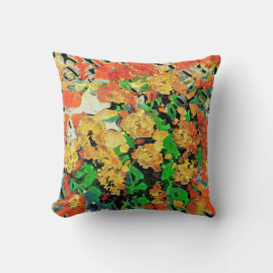 Coussin Peinture à l'huile Retro : Van Gogh Monet