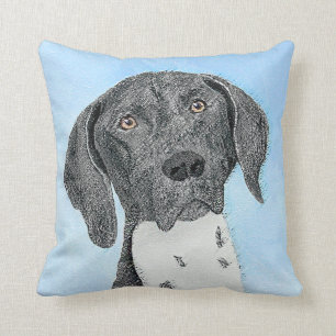 Coussin Peinture à pointres germanique - Art original