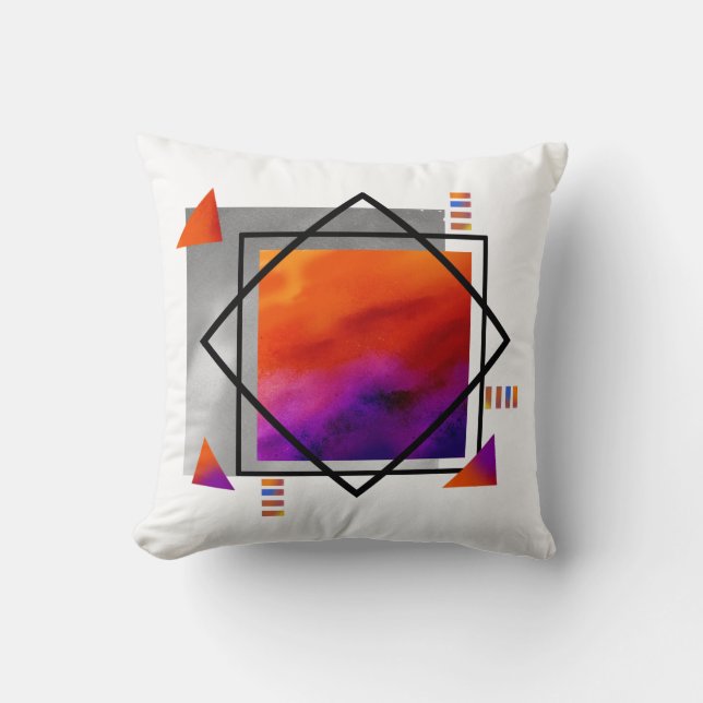 Coussin Peinture Abstraite (Recto)