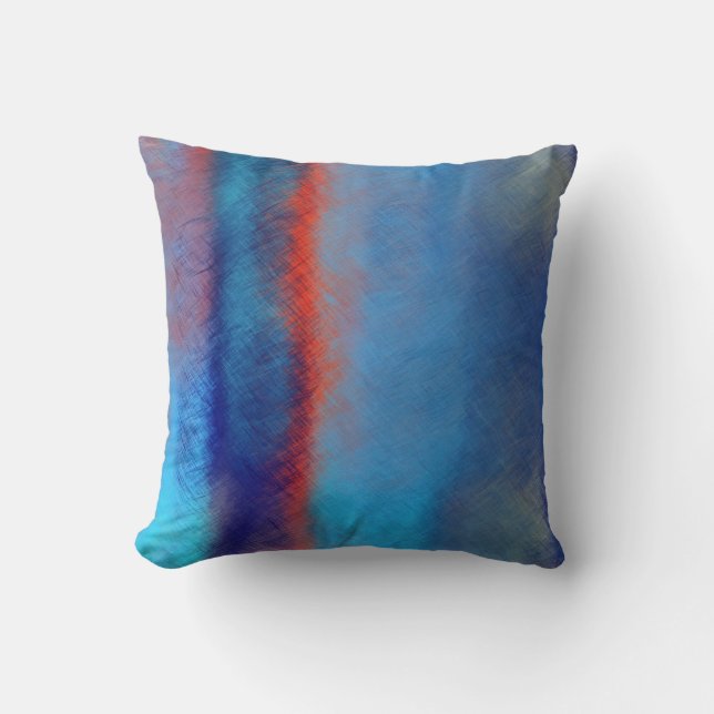 Coussin Peinture Abstraite | Art Abstrait rétro 26 (Recto)