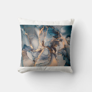 Coussin Peinture abstraite de luxe en encre d'alcool