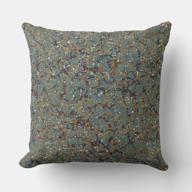 Coussin Peinture Abstraite Marbrée (Recto)