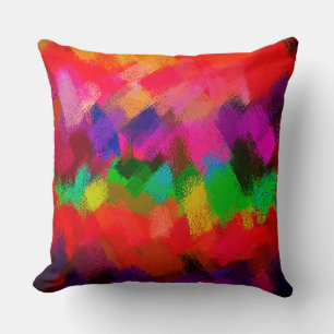 Coussin Peinture Abstraite moderne Brush Stroke #6