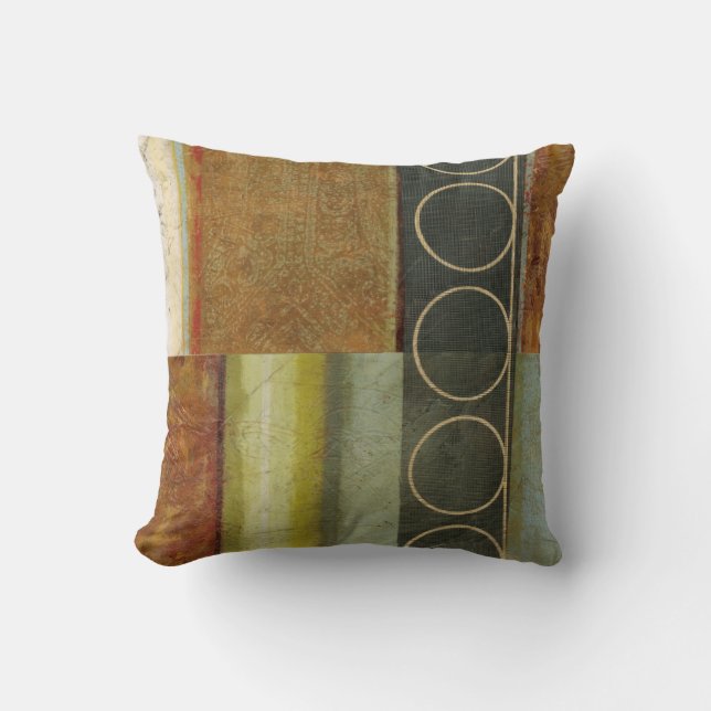 Coussin Peinture Abstraite multitexturée par Vision Studio (Recto)