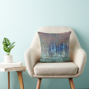Coussin Peinture Abstraite Traînée Sale