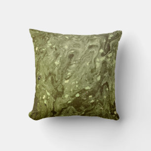 Coussin Peinture abstraite verte
