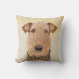 Coussin Peinture Airedale Terrier - Cute Original Art