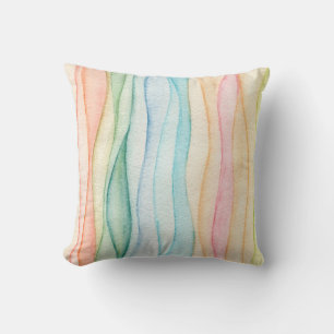 Coussin Peinture aquarelle peinture colorée
