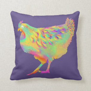 Coussin Peinture artistique d'animaux de ferme mignons de 