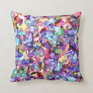 Coussin Peinture avec couleur