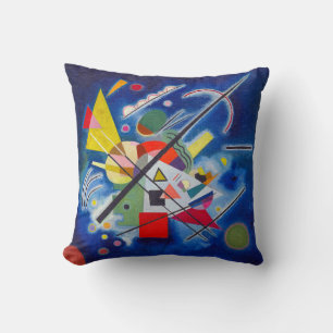 Coussin Peinture bleue Wassily Kandinsky