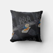 Coussin Peinture Broken Then Fried d'Alfred Fox (Recto)