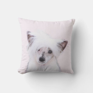 Coussin Peinture chinoise en poudre - Art Chien