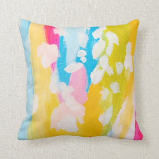 Coussin Peinture couleur vive moderne Design printemps